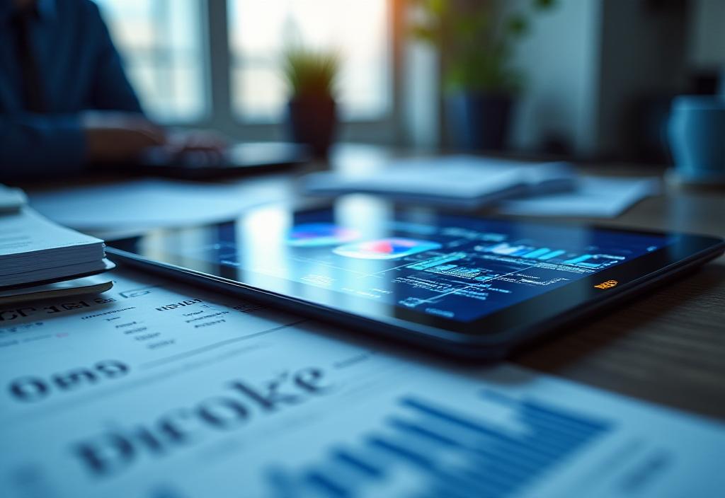 Global financial documents and digital tools